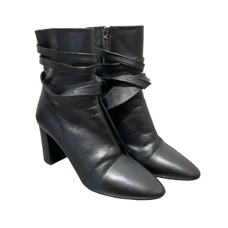 Timeless Elegance Sale YVES SAINT LAURENT/Ankle Boots/US 7.5/Leather/BLK/