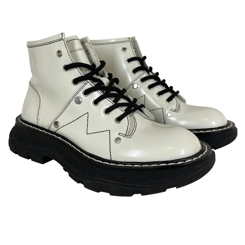 Contemporary Chic Promotions Alexander Wang/Boots/EU 37/Leather/WHT/TREAD SLICK LACE-UP