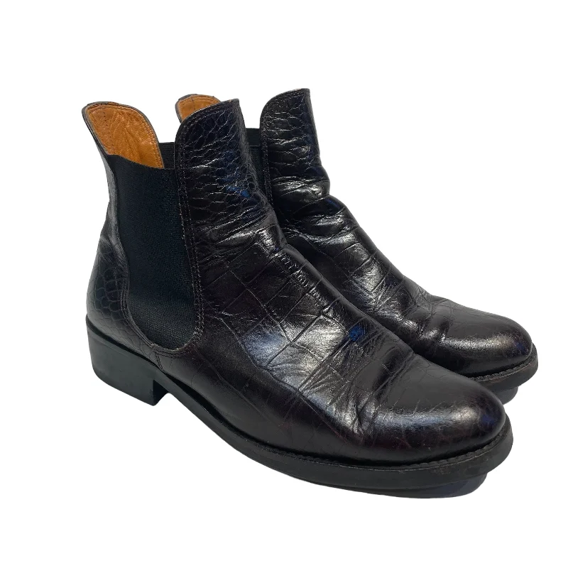 Limited Time GANNI/Chelsea Boots/EU 39/Leather/BRW/