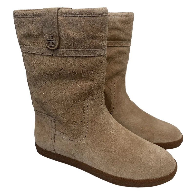 Daring Fashion Promotions TORY BURCH/Booties/US 8/Suede/CML/