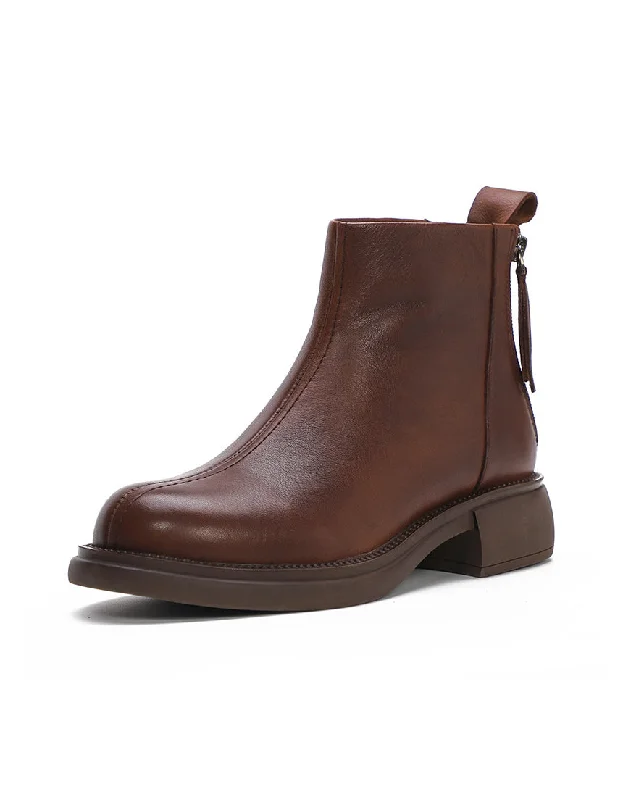 Must-Have Style Discounts Back Double Zipper Chelsea Boots