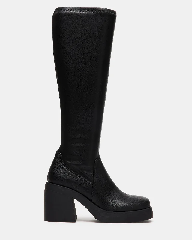 Bold Style Discounts BERKLEIGH BLACK WIDE CALF