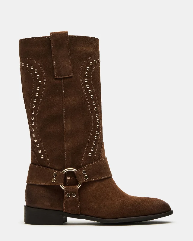 Street Chic Discounts GALLO CHESTNUT SUEDE