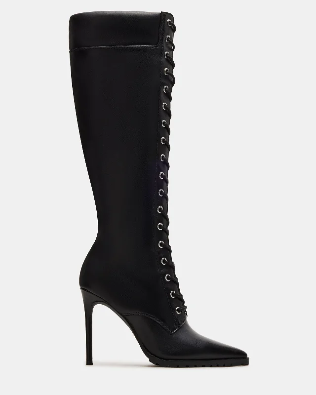 Statement Boots Offers UTILITY BLACK LEATHER