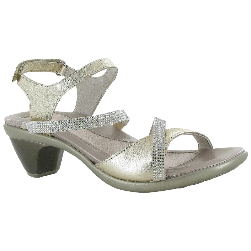 Stylish All-Day Wear Shoes Naot Innovate Gold Rhinestones Sandal (Women's)