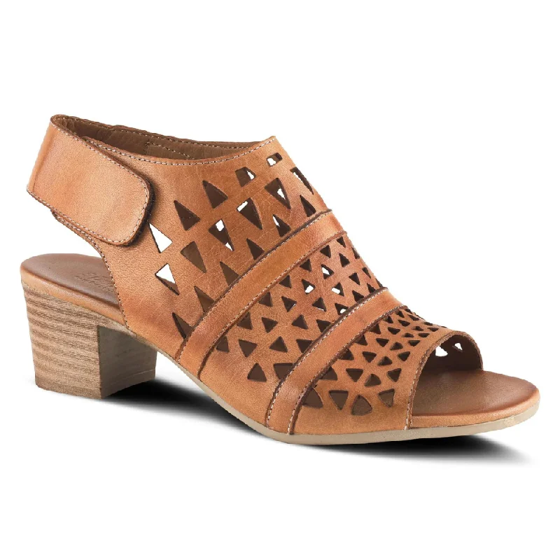 Classic Casual Shoes Sale Spring Step Dorotha Brown Leather Sandal (Women's)