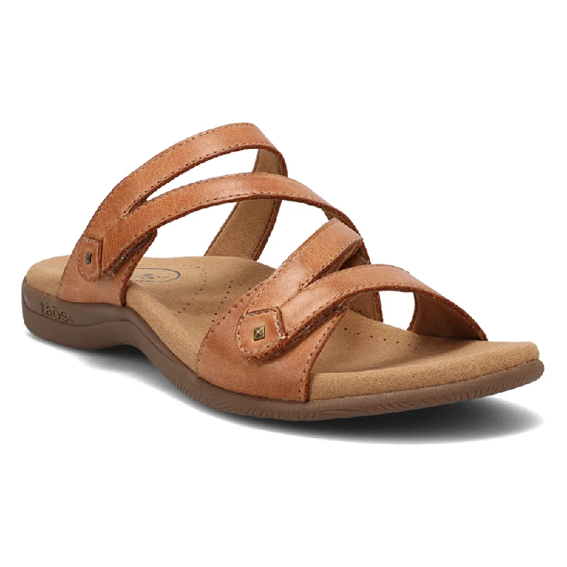 Lightweight Walking Shoes Offers Taos Double U Sandal Caramel (Women's)