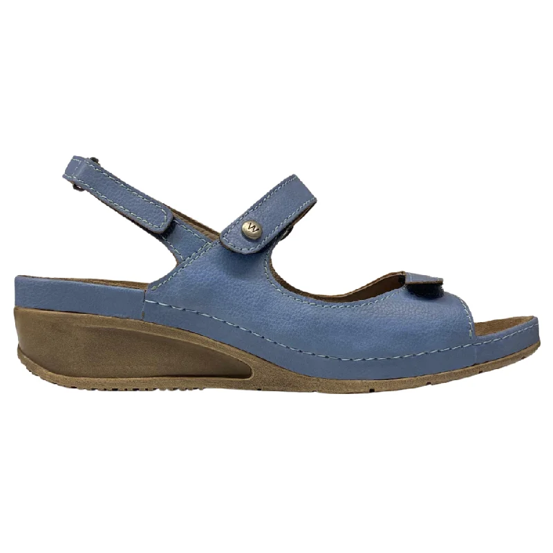 Top Brand Discounts Wolky Pica Biocare Sky Blue Sandal (Women's)